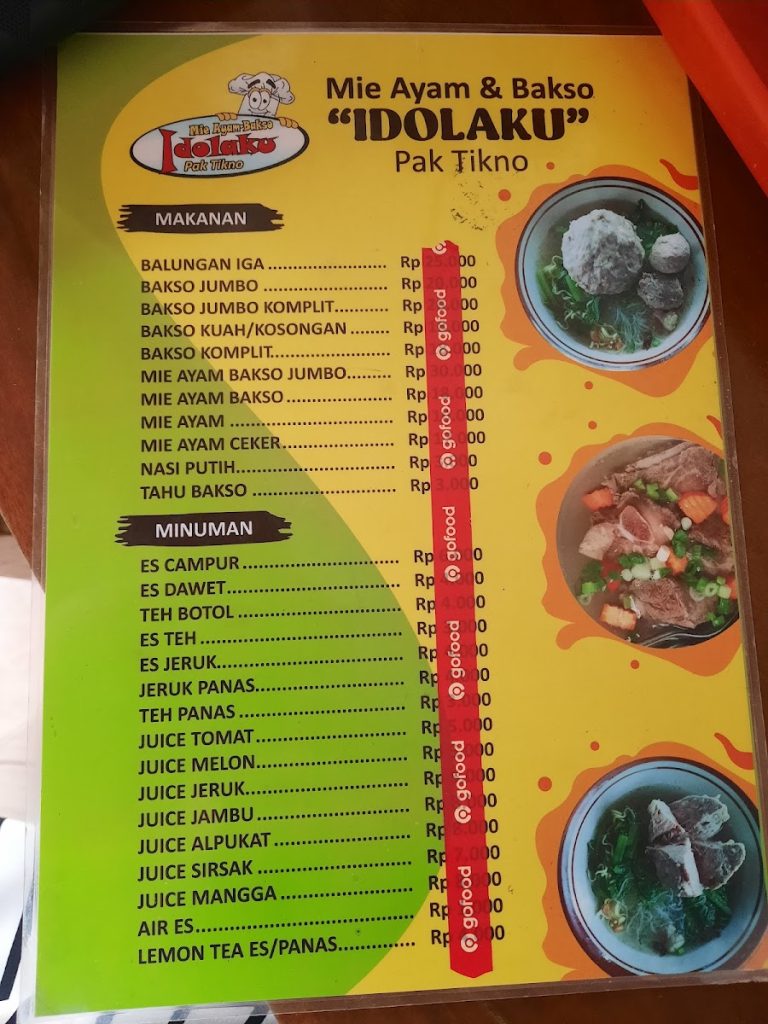 Harga Terjangkau dengan Rasa yang Memikat Bakso & Mie Ayam Idolaku Tamansiswa, Menjadi Favorit Semua Kalangan Harga Terjangkau dengan Rasa yang Memikat Bakso & Mie Ayam Idolaku Tamansiswa, Menjadi Favorit Semua Kalangan