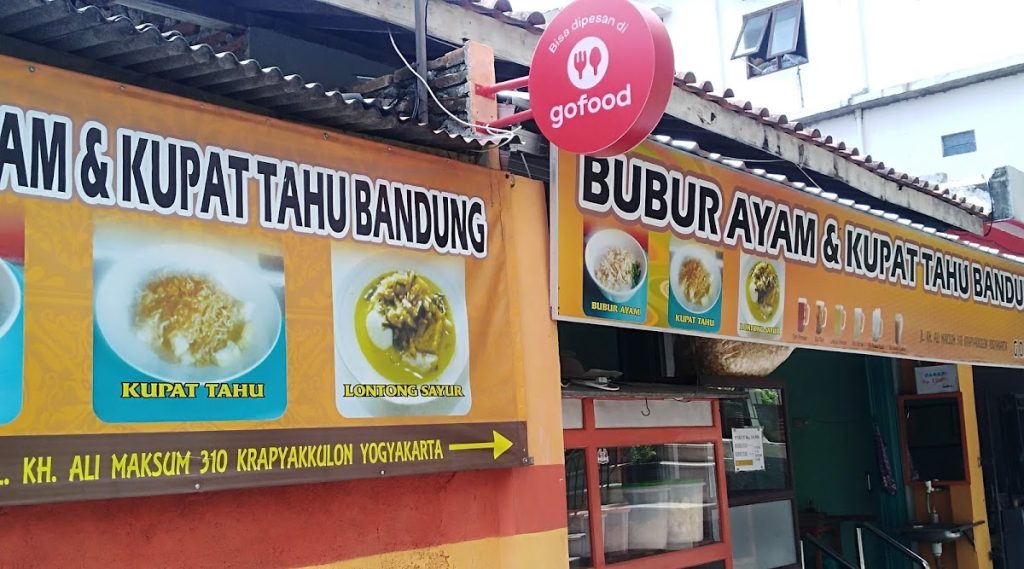Bubur Ayam & Kupat Tahu Khas Bandung di Jalan KH. Ali Maksum Bantul: Sajian Khas Bandung yang Melekat di Hati Warga Jogja