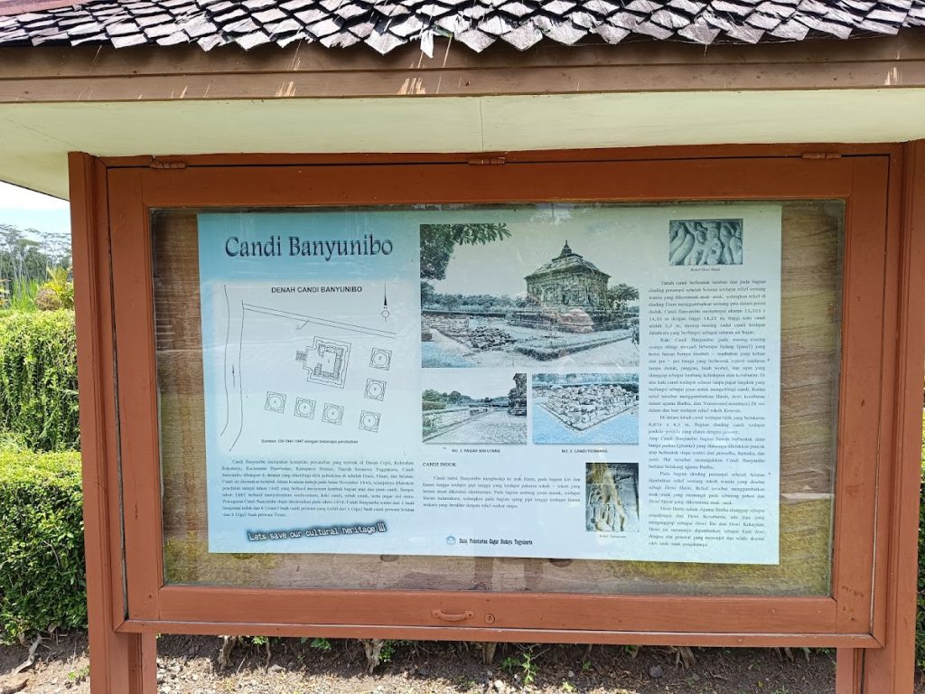 Denah Lokasi Candi Banyunibo Denah Lokasi Candi Banyunibo
