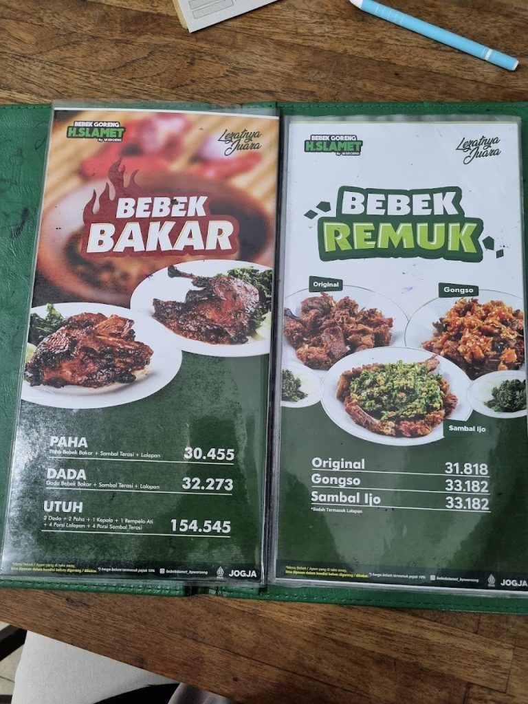 Menu Andalan Bebek Goreng Haji Slamet: Bebek Goreng Juicy, Kremes Renyah, dan Sambal Korek Legendaris Menu Andalan Bebek Goreng Haji Slamet: Bebek Goreng Juicy, Kremes Renyah, dan Sambal Korek Legendaris
